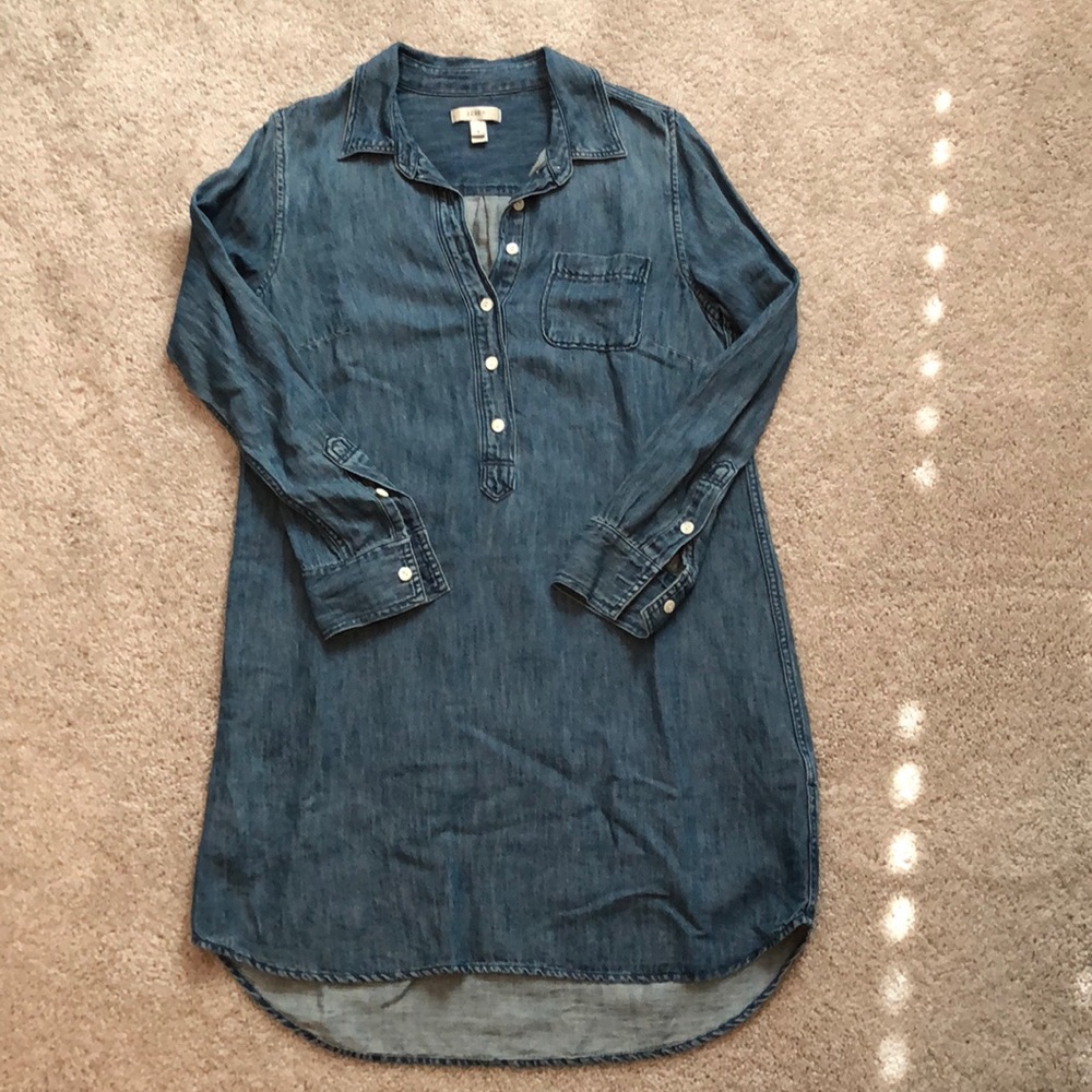J crew size 4 denim dress
